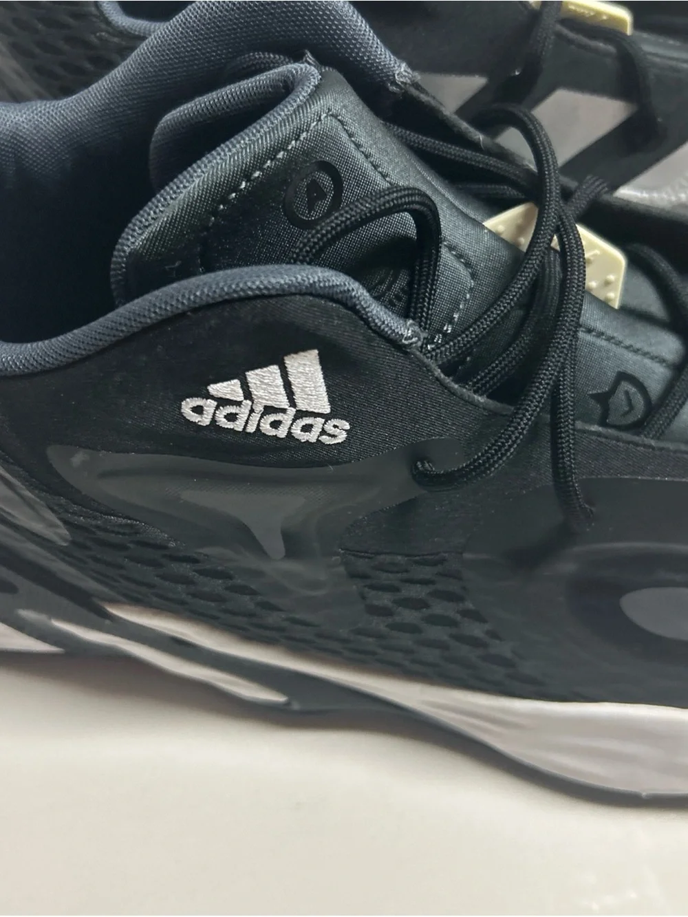 Adidas Mens Exhibit A Black Size 19